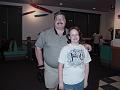 2001 - Indian Princess Meeting at Chuck-E-Chesse - Marty & Stephanie at our last Indian Princess event